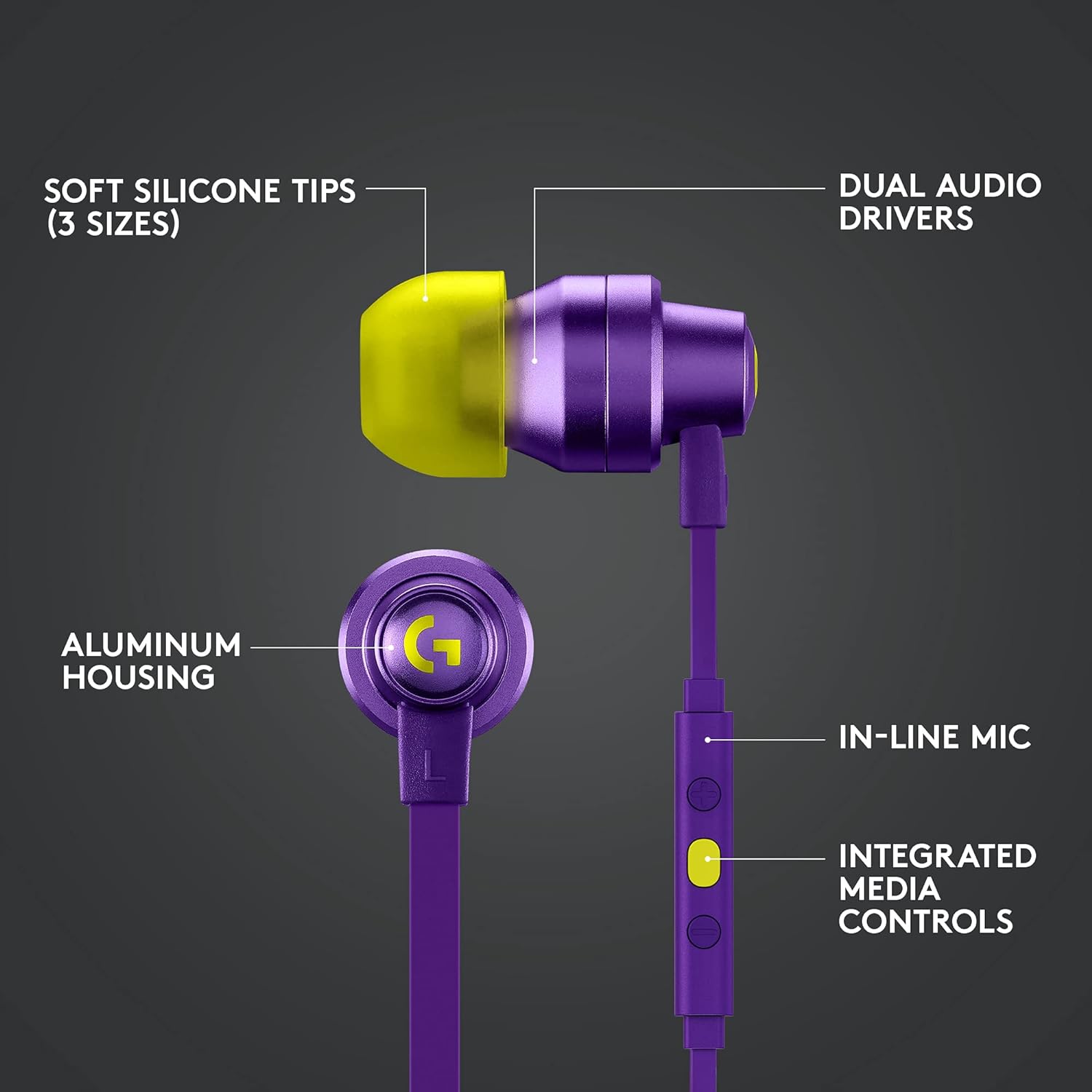 Logitech G333 Purple EMEA ACCS