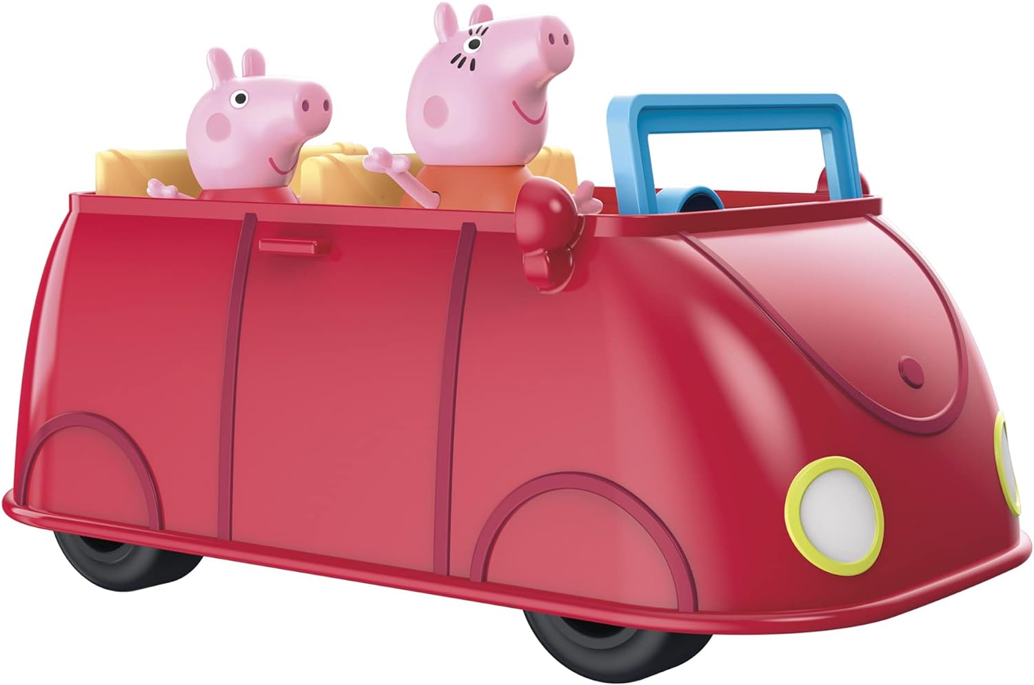 Peppa Pig Peppa’s Adventures Peppa’s Family Red Car Preschool Toy, Speech and Sound Effects, for Ages 3 and Up,5.313 x 11 x 7 inches