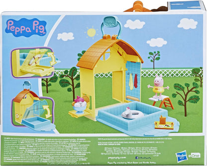 Peppa Pig F2194 Adventures Peppa’s Swimming Pool Playset Preschool Toy, Includes 1 Figure and 4 Accessories, Multicolor