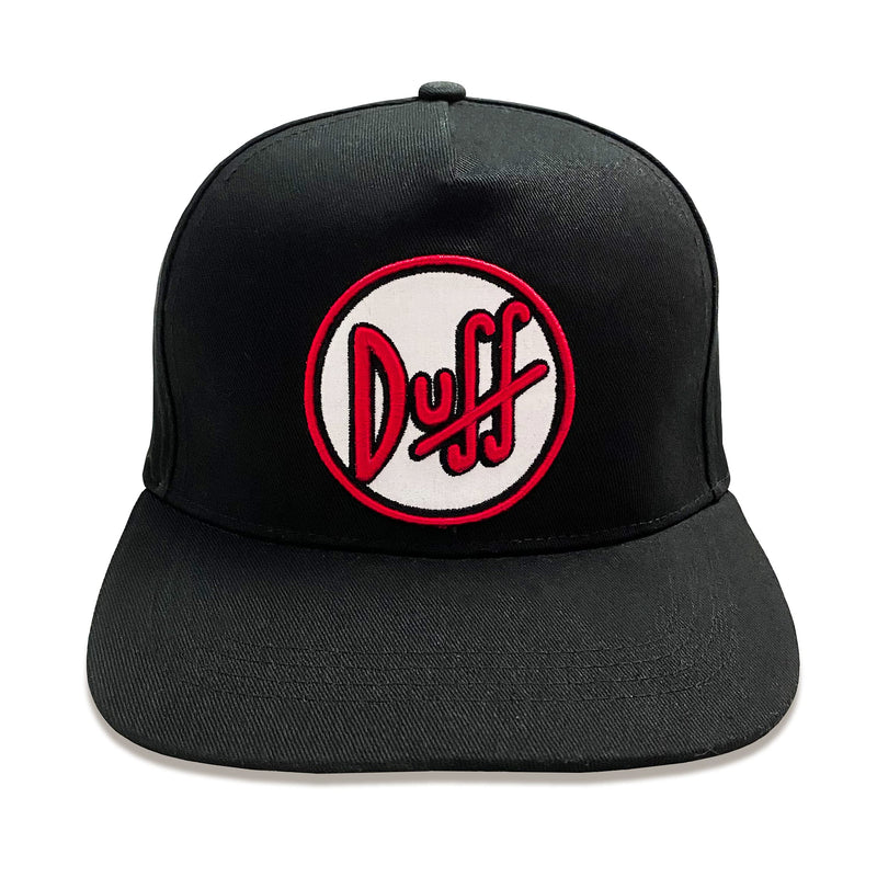 Heroes Inc. The Simpsons-Gorro de béisbol Negro con Logotipo, Talla única para Hombre