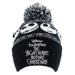 The Nightmare Before Christmas Beanie Pom-Basic Snow Cap, Multi-Coloured, One Size