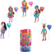 Barbie Chelsea Color Reveal Pop met 6 verrassingen: 4 zakjes met een rokje of broek, schoenen, tiara en ballonaccessoire, voor kinderen van 3 jaar en ouder Multicolor