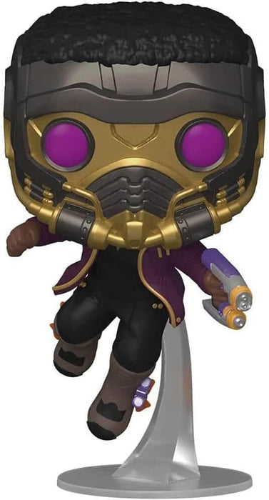 Funko POP! Marvel: Marvel - What If– T’Challa Star-Lord - Marvel What If - Collectable Vinyl Figure - Gift Idea - Official Merchandise - Toys for Kids & Adults - TV Fans - Model Figure for Collectors