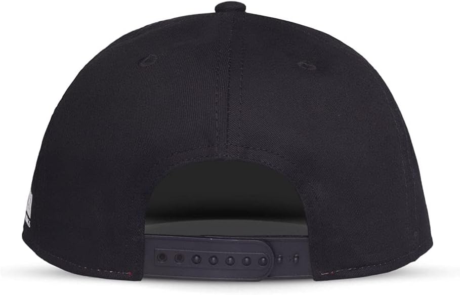 Marvel Comics Shang-Chi And The Legend Of The Ten Rings Crest Logo Snapback Baseball Cap, Black/Red (Sb040350Chi)