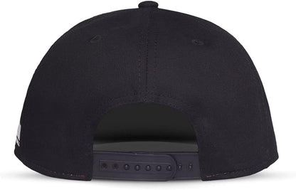 Marvel Comics Shang-Chi And The Legend Of The Ten Rings Crest Logo Snapback Baseball Cap, Black/Red (Sb040350Chi)