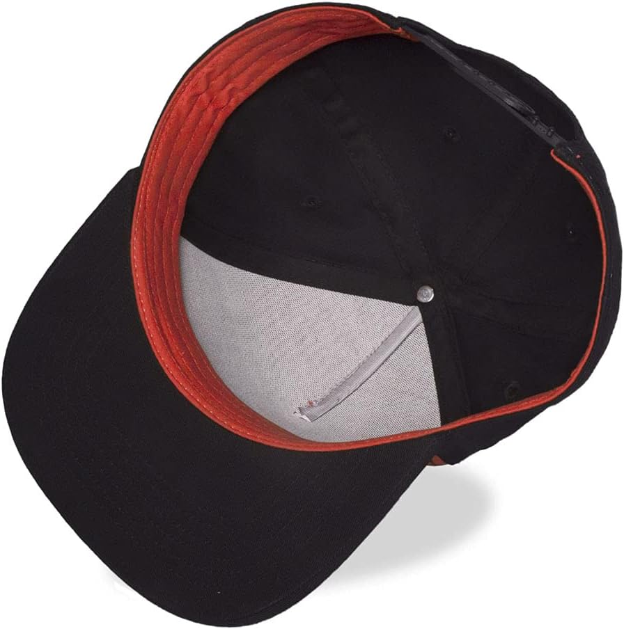 Marvel Comics Shang-Chi And The Legend Of The Ten Rings Crest Logo Snapback Baseball Cap, Black/Red (Sb040350Chi)
