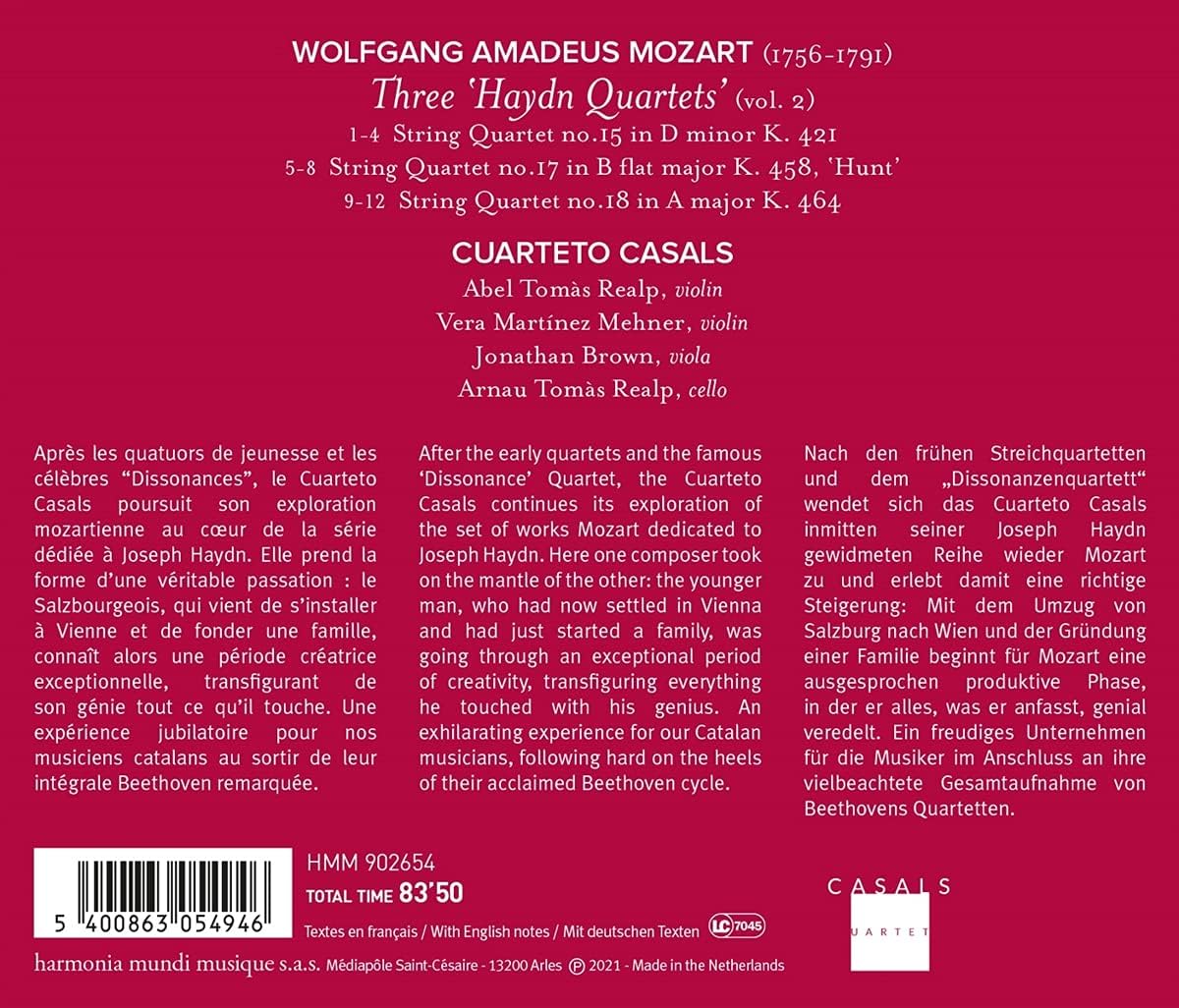 Mozart String Quartets..