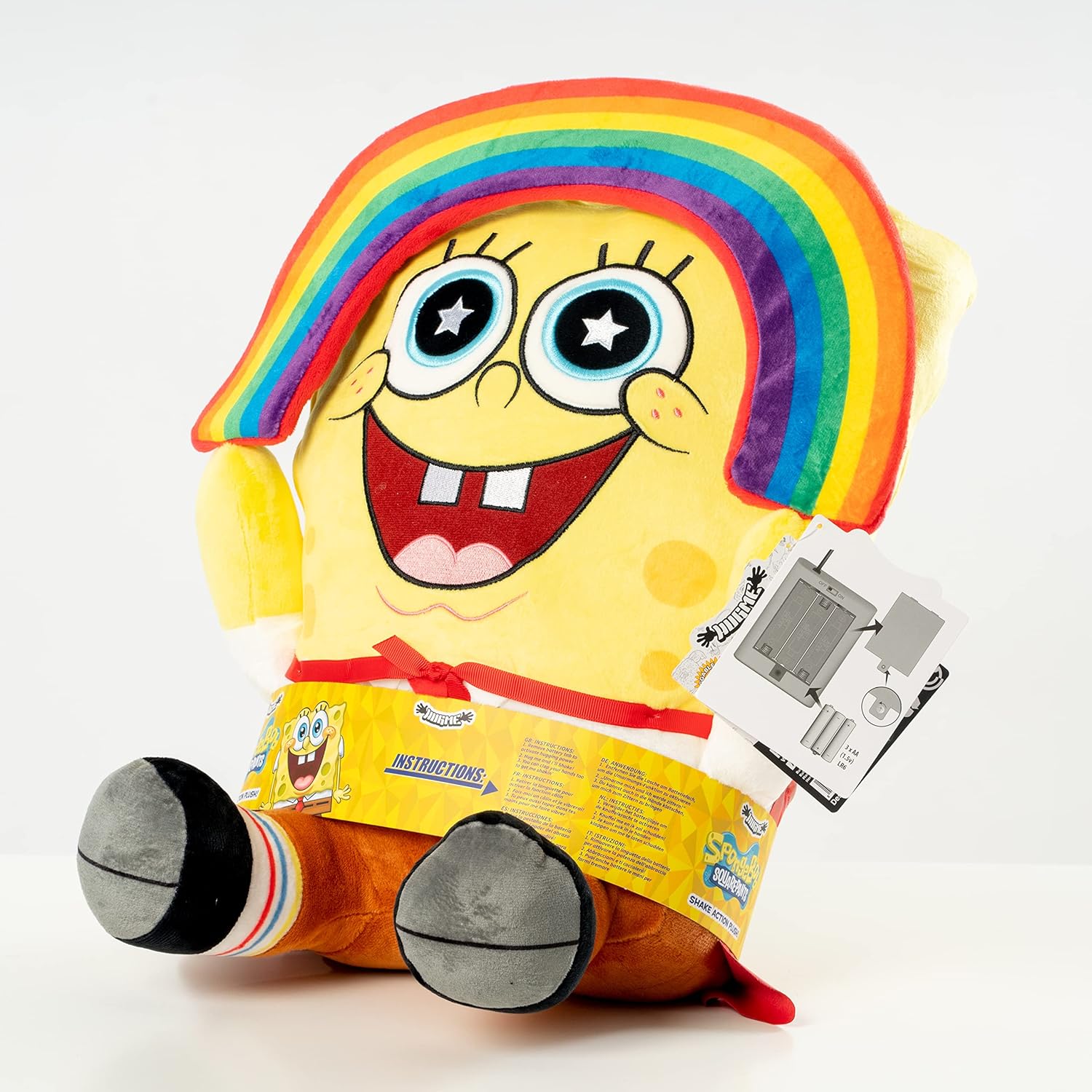 Kidrobot KR16920 Spongebob Hugme Vibrating Plush, multi-color