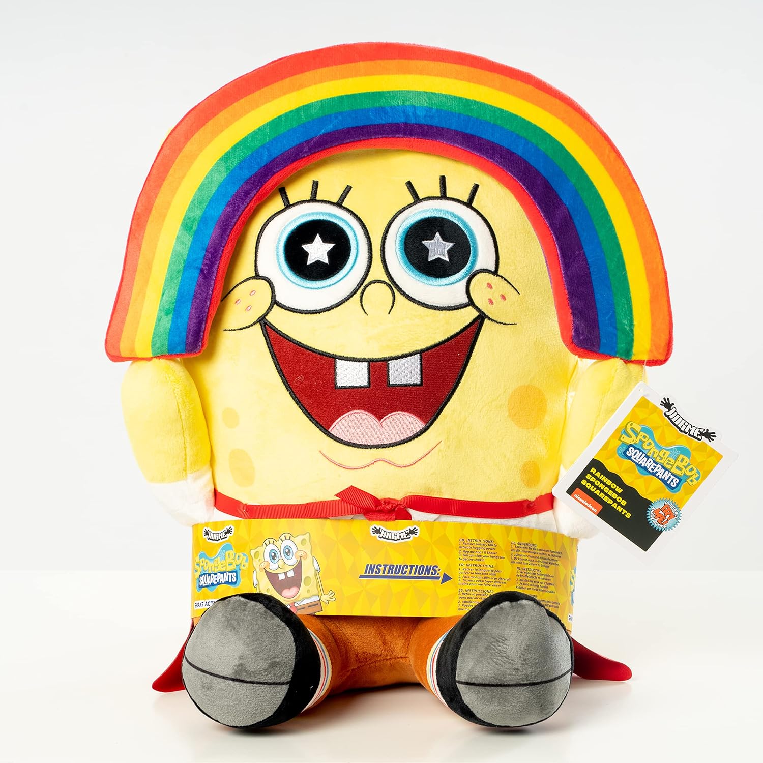 Kidrobot KR16920 Spongebob Hugme Vibrating Plush, multi-color