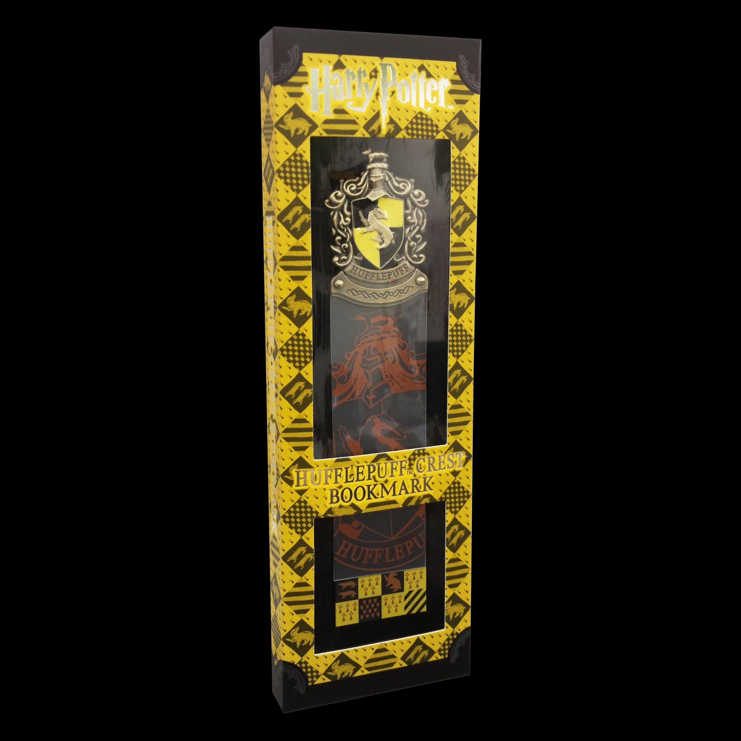 Hufflepuff Crest Bookmark by The Noble Collection - Harry Potter Bookmark with Hand Enamelled Diecast Metal Crest - Officially Licensed Harry Potter Movie Gifts