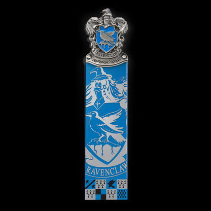 The Noble Collection Harry Potter Ravenclaw Crest Bookmark - 6.7in (17cm) Die Cast Metal, PVC and Card Bookmark - Officially Licensed Film Set Movie Gifts Stationery
