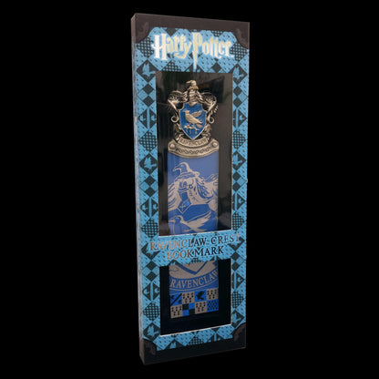The Noble Collection Harry Potter Ravenclaw Crest Bookmark - 6.7in (17cm) Die Cast Metal, PVC and Card Bookmark - Officially Licensed Film Set Movie Gifts Stationery