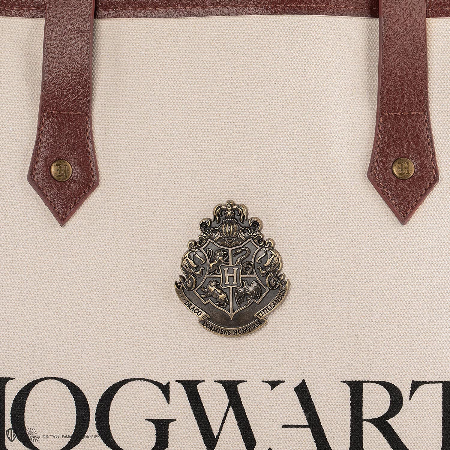 Cinereplicas Harry Potter - Shopping Bag Hogwarts Canvas - Official License