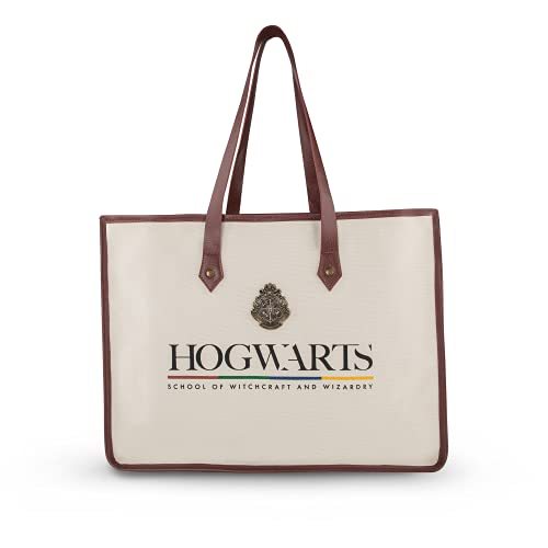 Cinereplicas Harry Potter - Shopping Bag Hogwarts Canvas - Official License