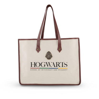 Cinereplicas Harry Potter - Shopping Bag Hogwarts Canvas - Official License