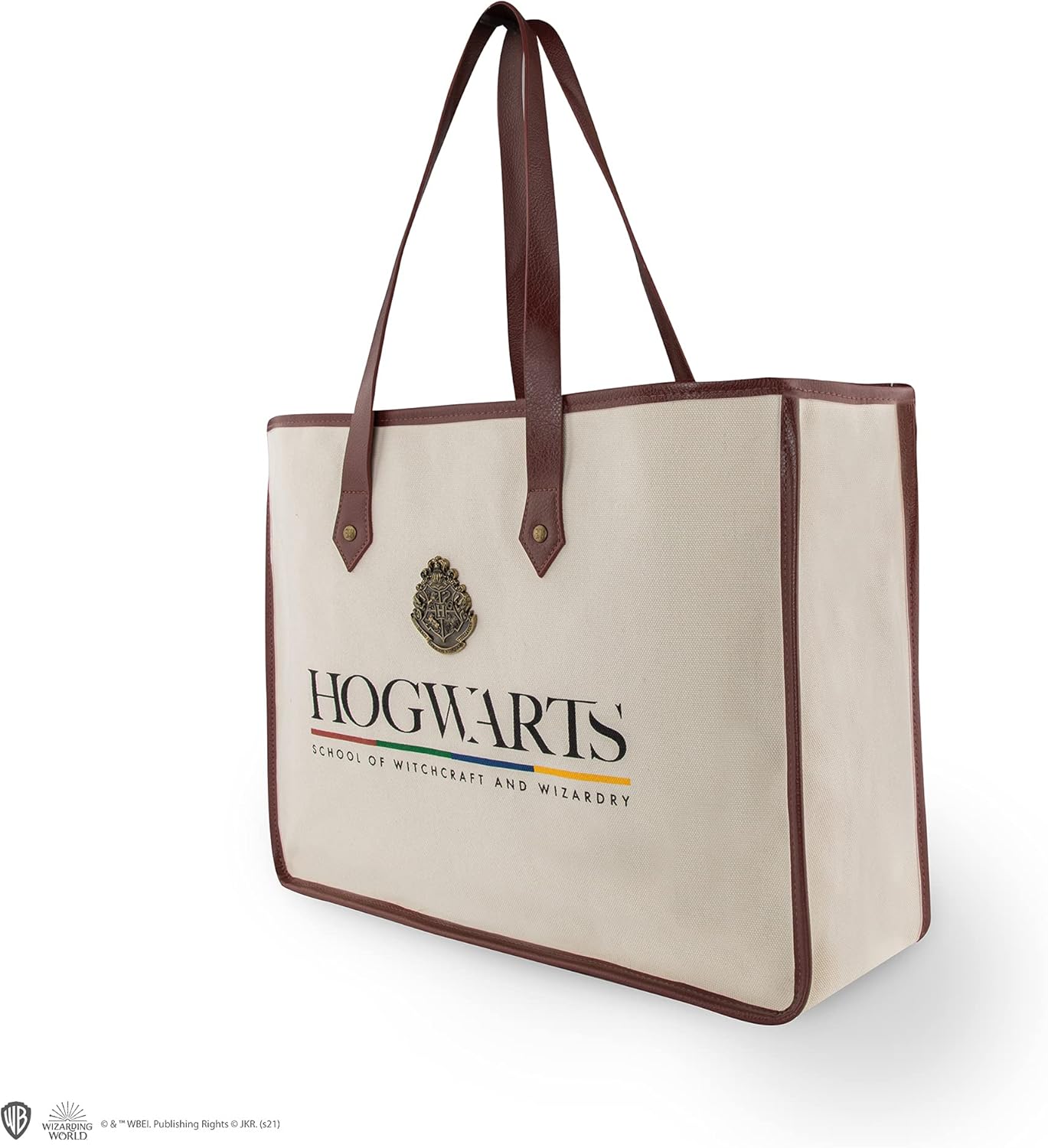 Cinereplicas Harry Potter - Shopping Bag Hogwarts Canvas - Official License
