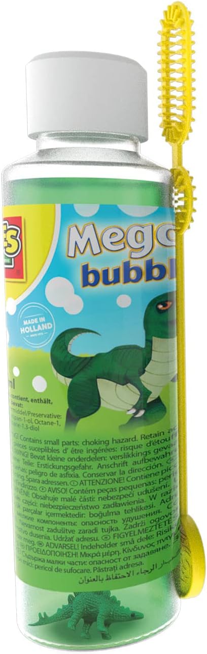 Ses Creative Children's Mega Bubbles Solution Bottle With Bubble Wand And D