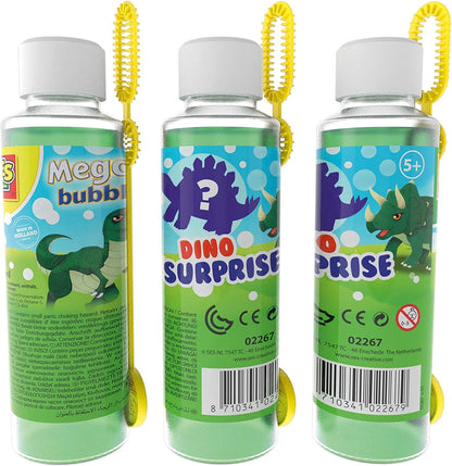 Ses Creative Children's Mega Bubbles Solution Bottle With Bubble Wand And D
