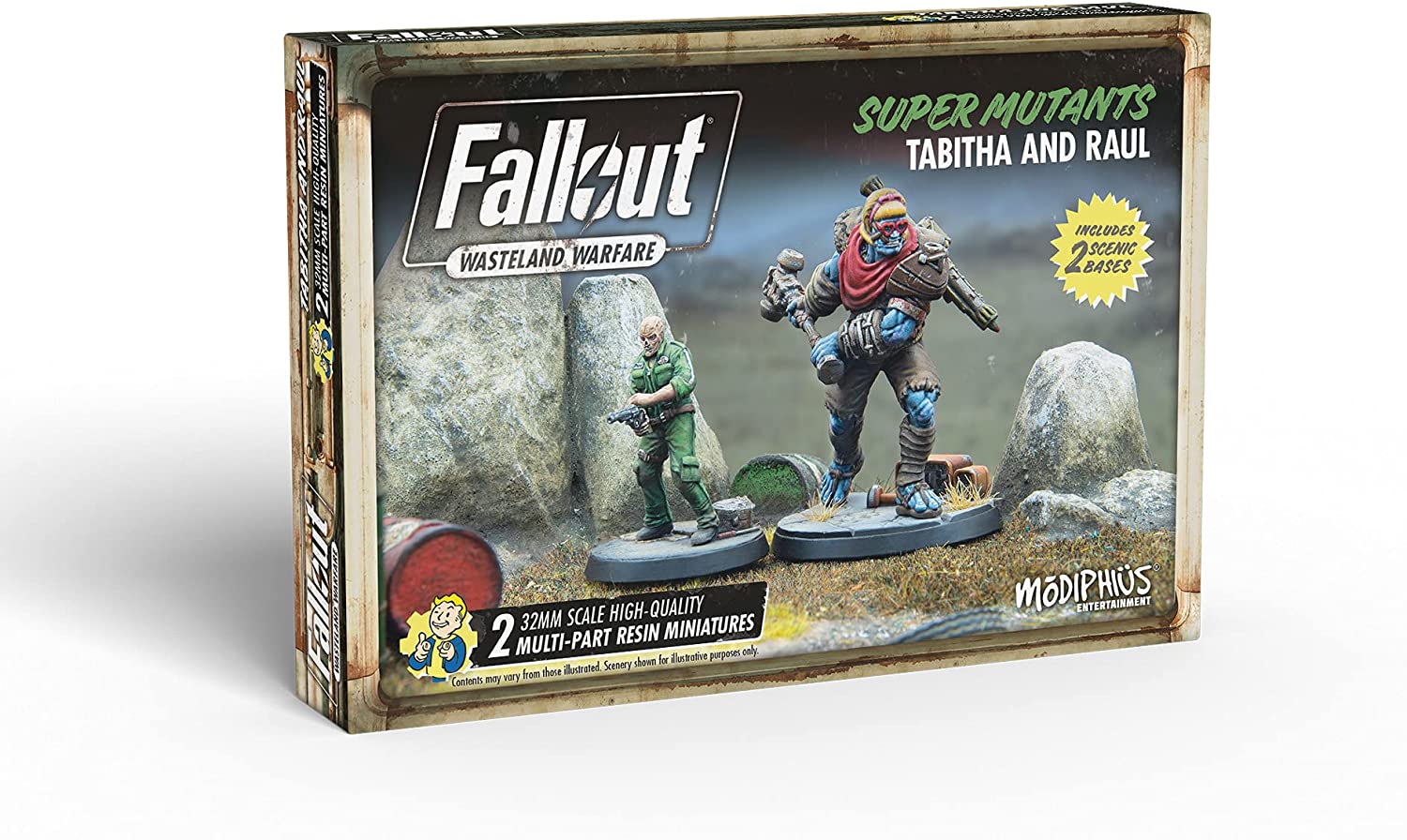 Fallout - Wasteland Warfare - Super Mutants Tabitha and Raul