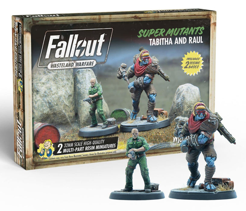 Fallout - Wasteland Warfare - Super Mutants Tabitha and Raul