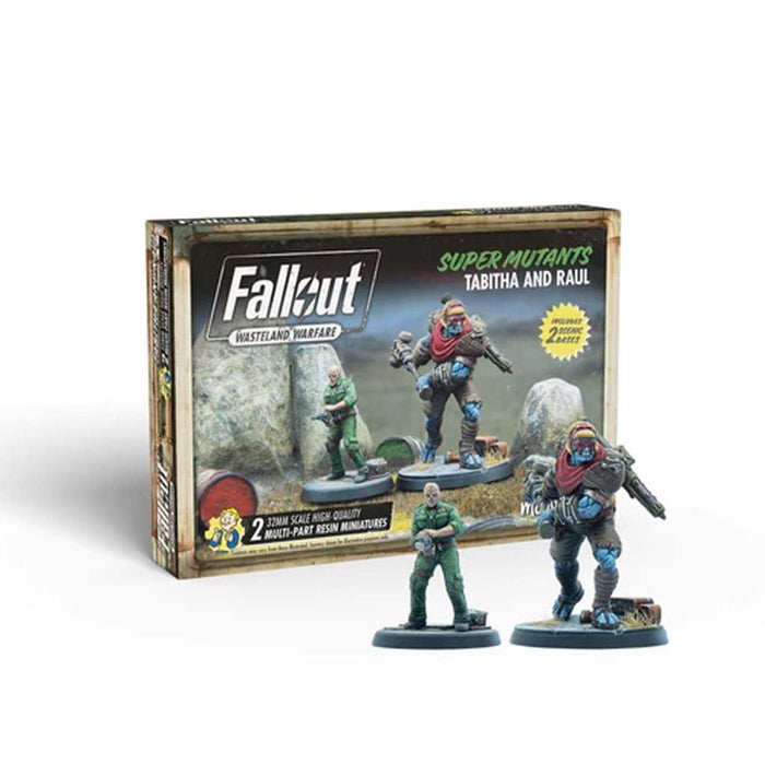 Fallout - Wasteland Warfare - Super Mutants Tabitha and Raul