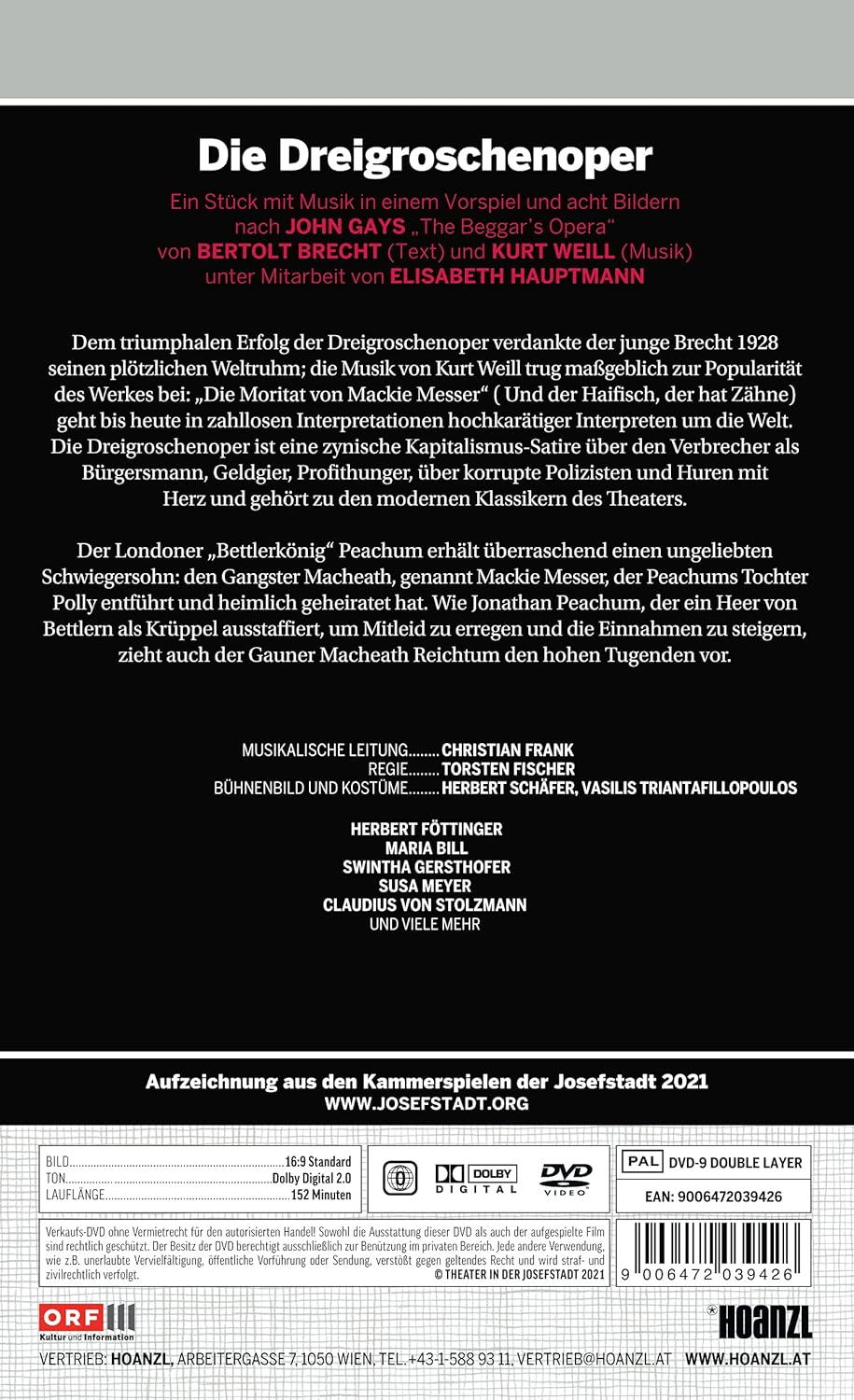 #55: Die Dreigroschenoper (Berto T Brecht & Kurt Wei