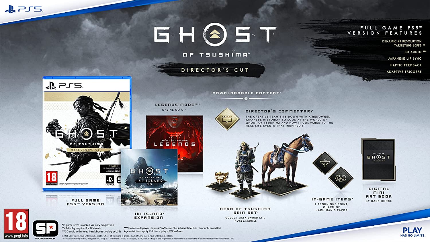 Ghost Of Tsushima Director's Cut (PS5) PlayStation 5 single