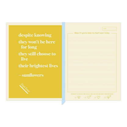 Knock Knock I'm Gonna Keep My Heart Open Inner-Truth Journal (Ombre Version