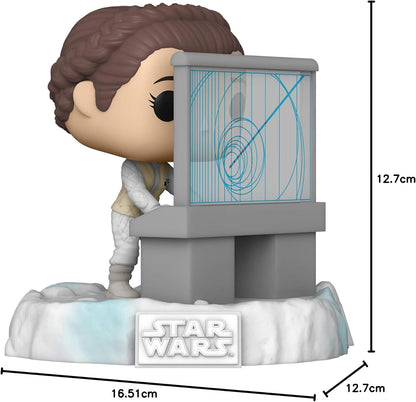 Funko Pop! Deluxe Star Wars-Leia - Amazon Exclusive - Collectable Vinyl Figure - Gift Idea - Official Merchandise - Toys for Kids & Adults - Movies Fans - Model Figure for Collectors and Display