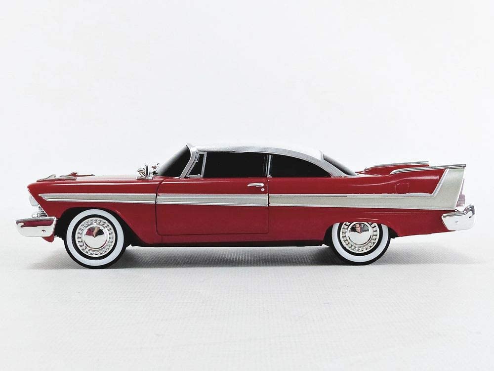 Greenlight Collectibles - 1:24 Christine (1983) - 1958 Plymouth Fury(Evil Version with Blacked Out Windows