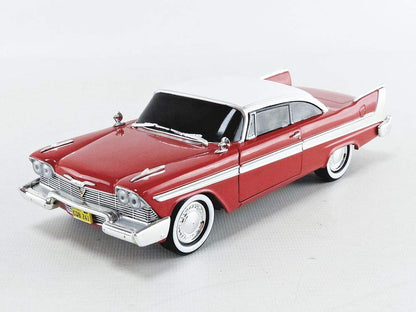 Greenlight Collectibles - 1:24 Christine (1983) - 1958 Plymouth Fury(Evil Version with Blacked Out Windows