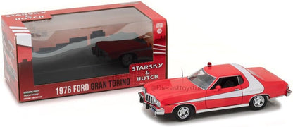 Greenlight 84042 Ford Gran Torino-Starsky & Hutch 1976-Scale 1:24, red/White