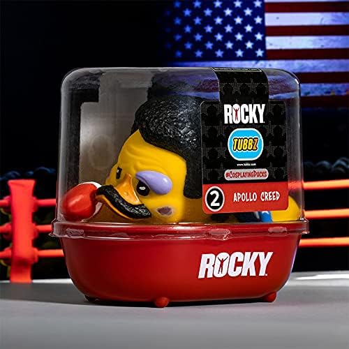 TUBBZ Rocky Apollo Creed-Figura Decorativa, diseño de Pato, Color, 9 Centimeters (Rubber Road Ltd NS2023