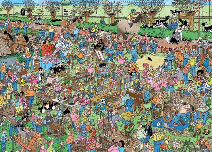 Jumbo 20046,Jan van Haasteren Oud Hollandse Ambachten 1000 pcs Legpuzzel 1000 stuk(s