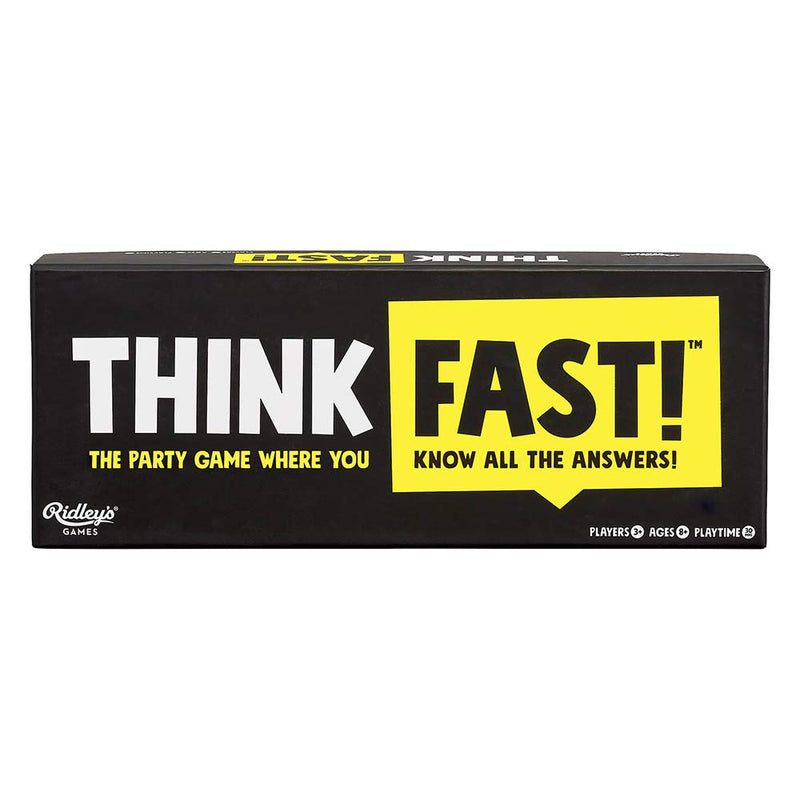 Ridley's Games GME029 Think Fast Game Board, Multi, for 8 years +