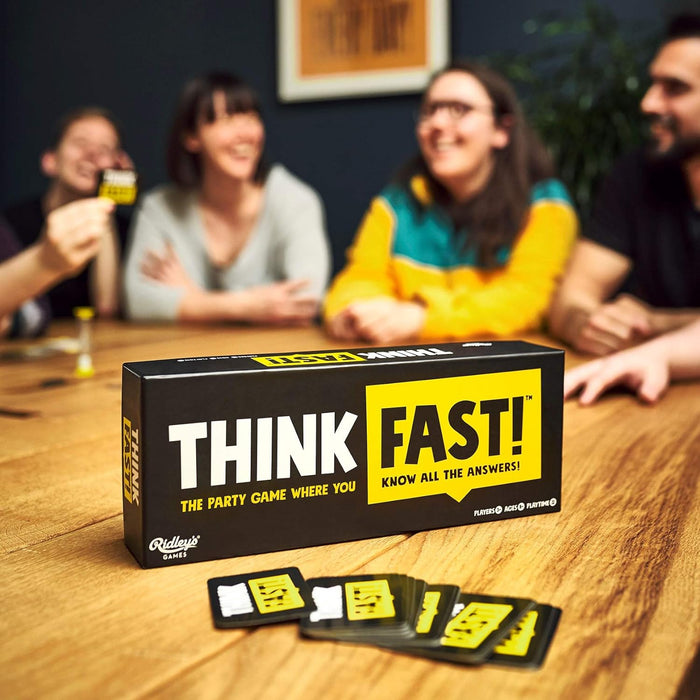 Ridley's Games GME029 Think Fast Game Board, Multi, for 8 years +