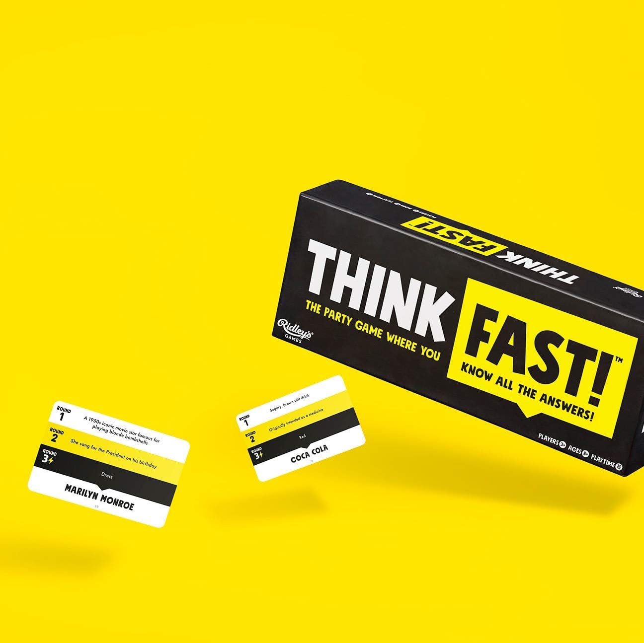 Ridley's Games GME029 Think Fast Game Board, Multi, for 8 years +