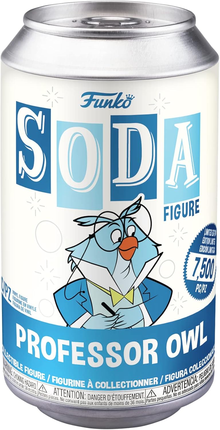Funko Vinyl SODA, Disney, Professor Owl, 1/6 Odds for Rare Chase Variant, Collectable Vinyl Figure, Gift Idea, Official Merchandise, Toys for Kids & Adults, Movies Fans
