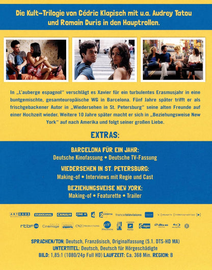 L’Auberge Trilogie: Barcelona für ein Jahr / Wiedersehen in St. Petersburg / Beziehungsweise New York