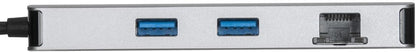Targus Docking Station USB-C Dual HDMI 4K Monitor Display Ports, Gigabit Ethernet, Micro SD, 2x USB 3.0 (DOCK423EU