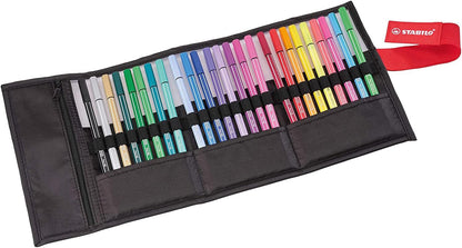 Rotulador premium STABILO Pen 68 - Estuche ARTY rollerset con 25 colores (5 neón)