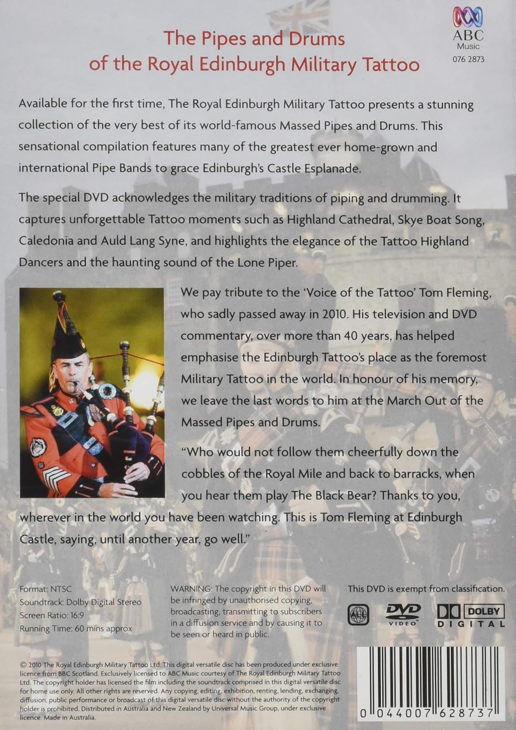 Pipes & Drums Of The Royal Edinburgh Military Tattoo