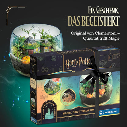 Clementoni 19248 Terrarium-Harry Potter Gift for Kids, Educational and Scientific Toys Children 7 Years Old-Made in Italy, Multicoloured