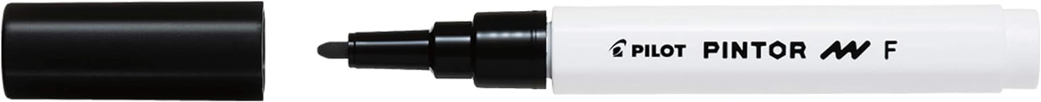 PILOT Maletín con 4 Pintor - Rotuladores al Agua Multisuperficie de Secado Rápido - Textil, Vidrio, Madera, Piedra, Bricolaje - 11 colores - Punta Fina (x7) y Punta Ancha (x4