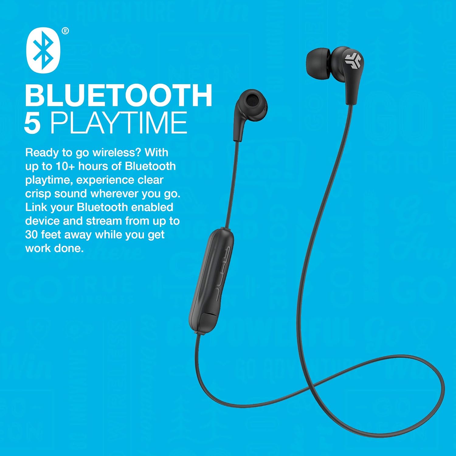 JLab JBuds Pro Bluetooth Earbuds Wireless, Best Fit Pro Earbuds with Noise Isolation, Titanium 10mm Drivers, Custom Fit Gel Tips and Cush Fins - Bluetooth Earphones With Microphone