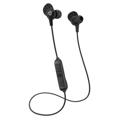 JLab JBuds Pro Bluetooth Earbuds Wireless, Best Fit Pro Earbuds with Noise Isolation, Titanium 10mm Drivers, Custom Fit Gel Tips and Cush Fins - Bluetooth Earphones With Microphone