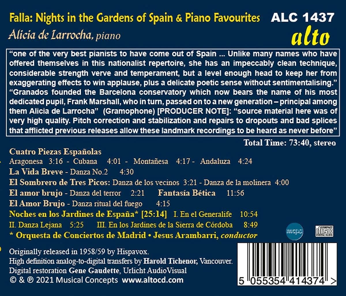 Nights in the Gardens of Spain/Cuatro Piezas Espag