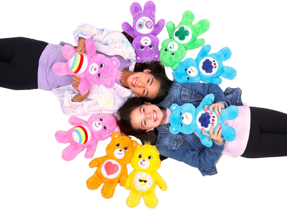 Care Bears | Funshine Bear 35cm Medium Plush | Collectable Cute Plush Toy, Cuddly Toys for Children, Soft Toys for Girls and Boys, Cute Teddies Suitable for Girls and Boys Ages 4+ | Basic Fun 22087