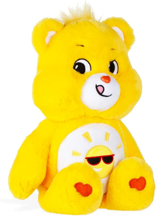 Care Bears | Funshine Bear 35cm Medium Plush | Collectable Cute Plush Toy, Cuddly Toys for Children, Soft Toys for Girls and Boys, Cute Teddies Suitable for Girls and Boys Ages 4+ | Basic Fun 22087