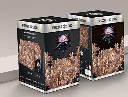 The Witcher 3: Wild Hunt Birthday | 1000 Piece Jigsaw Puzzle | includes Poster and Bag | 68 x 48 | for Adults & Kids Age 14 Years And Up | perfect for Christmas and Birthday Present | Game-Artwork